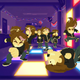 A Perfect Tides screenshot showing protagonist Mara Whitefish dancing hard in a queer nightclub on her remote island of Perfect Tides.